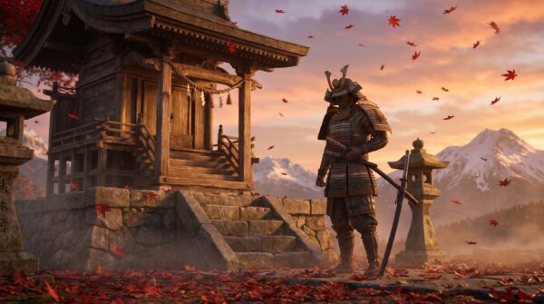 Samurai’s Last Sunset Wallpaper
